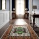 Handmade Neutral Cotton and Wool Handknotted Rug for Minimalist Rooms